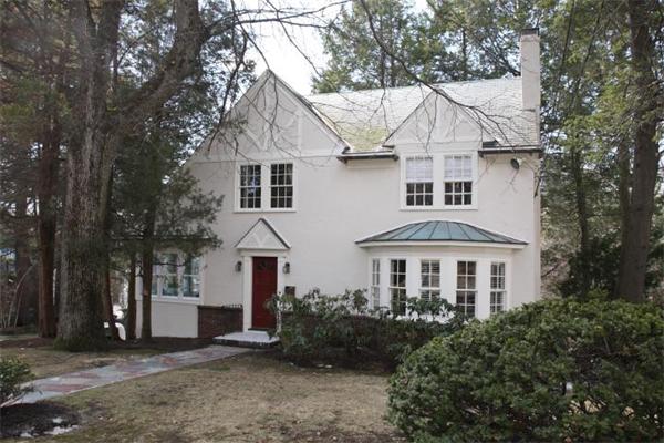 59 Pontiac Road Newton, MA 02468 - Photo 1 of 1 a front view of a house with yard and green space