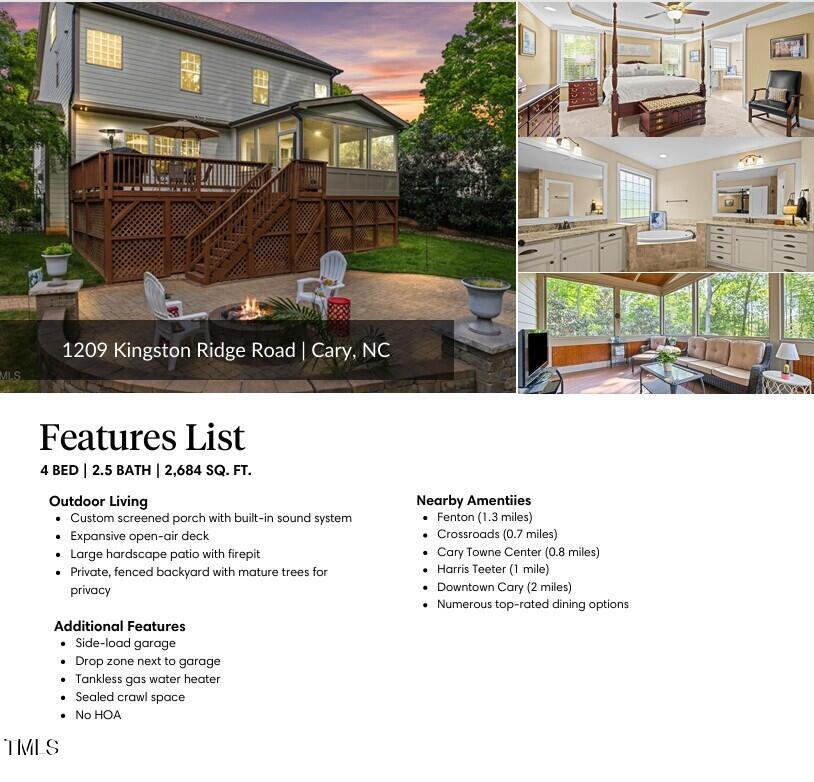 1209 Kingston Ridge Road Cary, NC 27511 - Photo 50 of 54 Screenshot 2025-04-25 125542