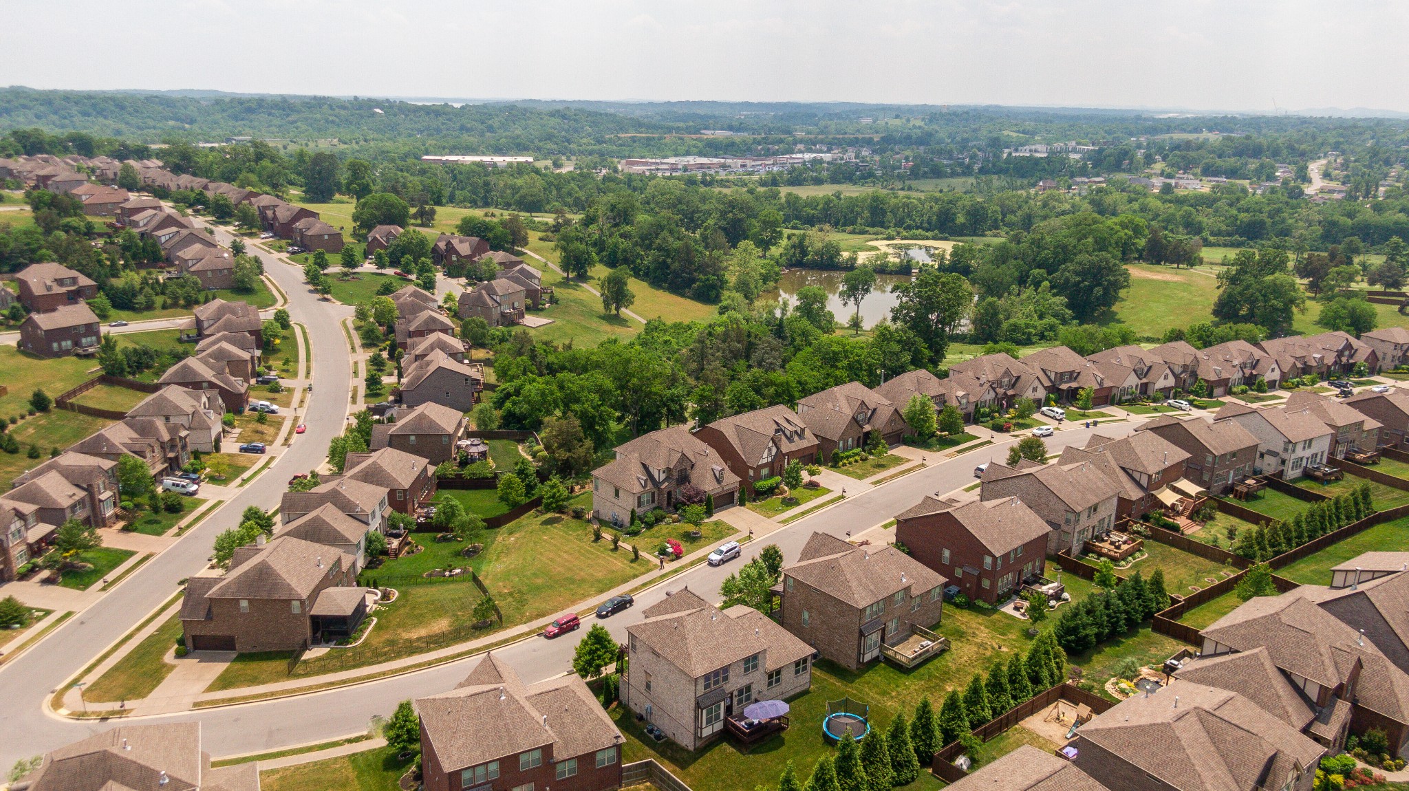5108 Mountainbrook Circle Hermitage, TN 37076 - Photo 41 of 43 an aerial view of a house with a yard