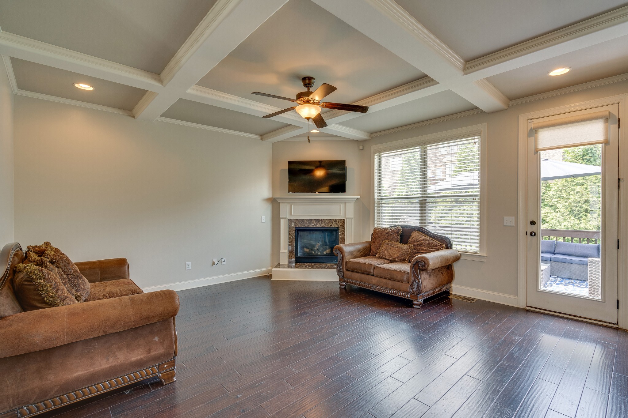 5108 Mountainbrook Circle Hermitage, TN 37076 - Photo 8 of 43 a living room with furniture and a fireplace