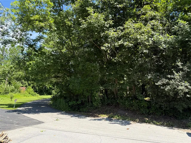 a view of a yard with swimming pool