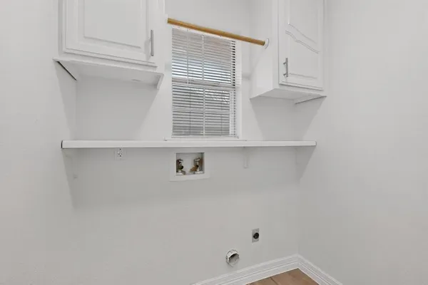 a view of an empty room