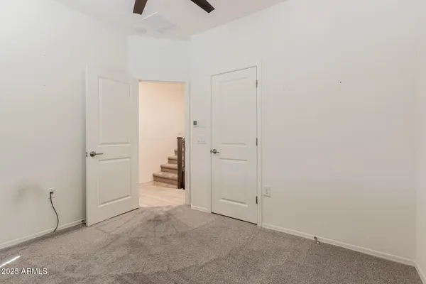 a view of an empty room