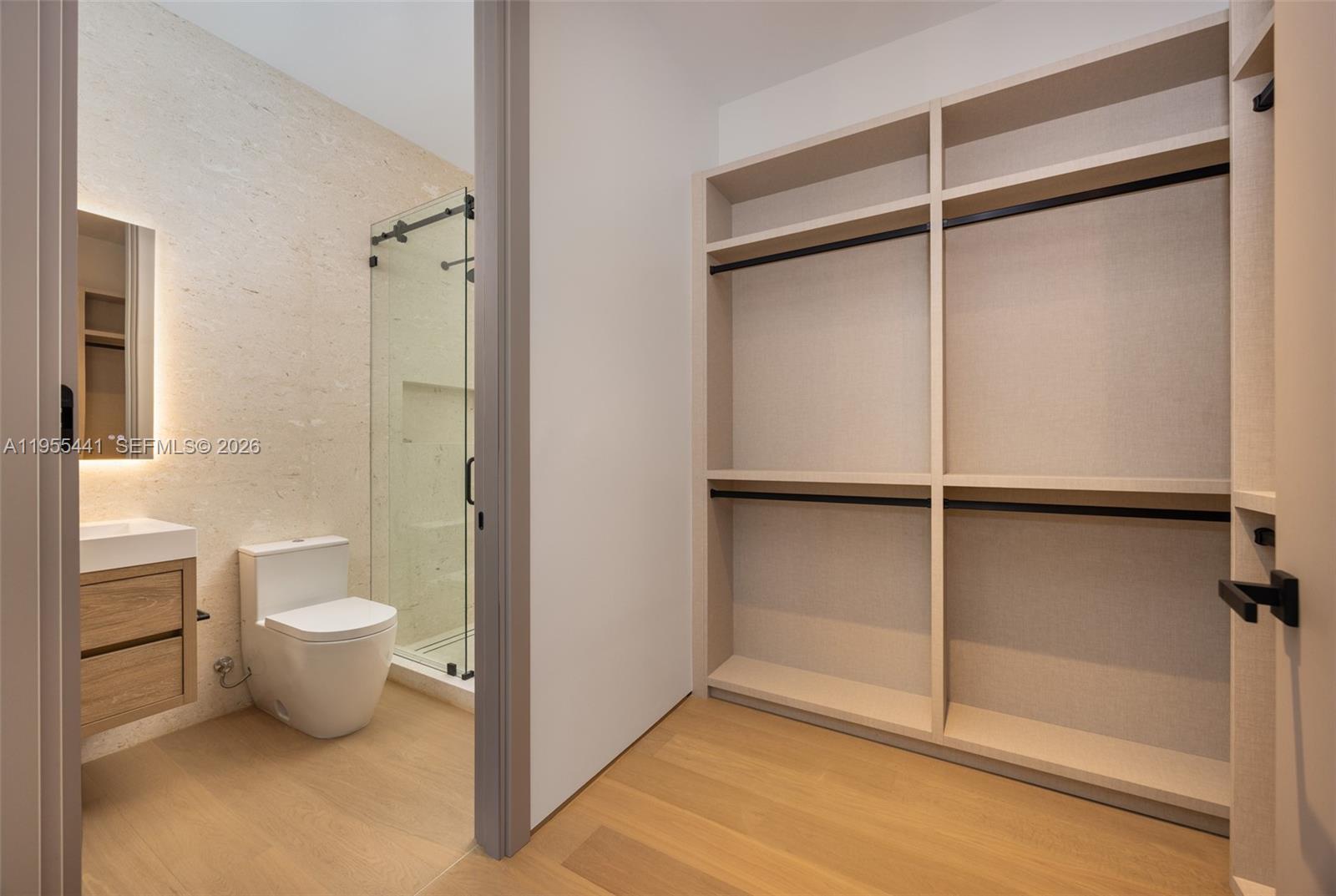 3144 Elizabeth Street Coconut Grove, FL 33133 - Photo 25 of 39 a bathroom with a toilet and a shower