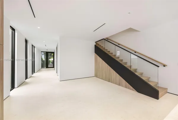 a view of an entryway with staircase