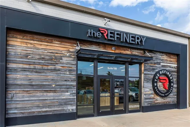 a view of a shop in a street