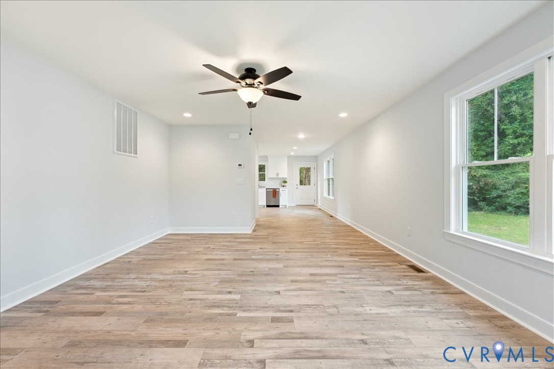 136 Gene Road Blackstone, VA 23824 - Photo 4 of 18 Spare room with recessed lighting, light wood-type
