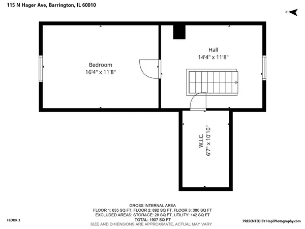 $3,400 | 115 North Hager Avenue, Barrington, IL 60010