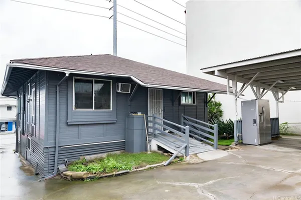 a view of house with outdoor space
