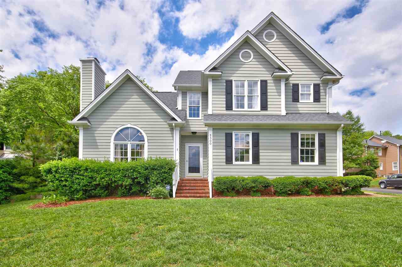 5300 Halcott Court Raleigh, NC 27613 - Photo 1 of 23 Wonderful 3 bedroom home in Harrington Grove.Over 1800 sq ft on a corner lot of a cul de sac with charming curb appeal. Exterior Front