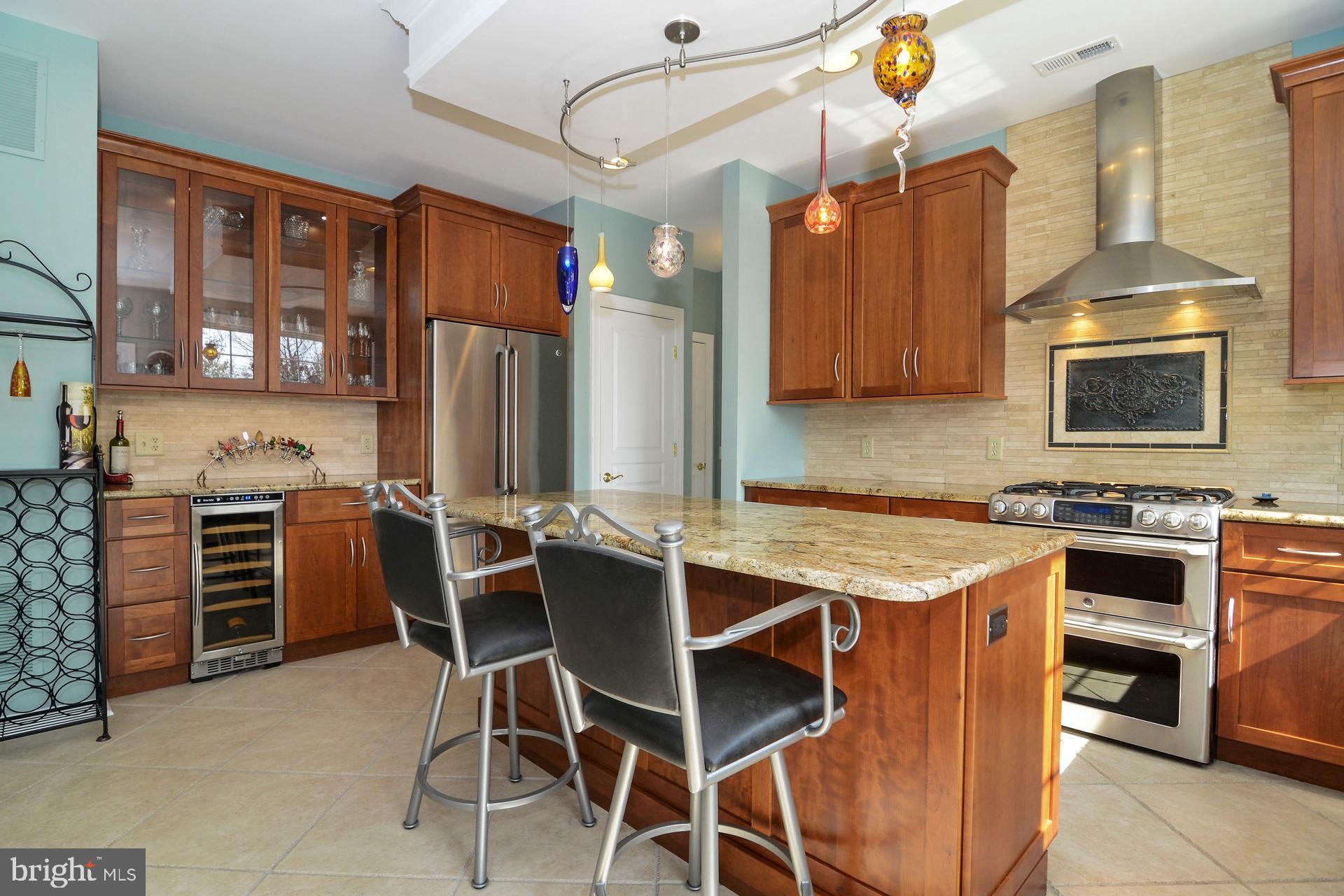 4 Hansel Road Newtown, PA 18940 - Photo 18 of 54 Kitchen Island and Wine Bar