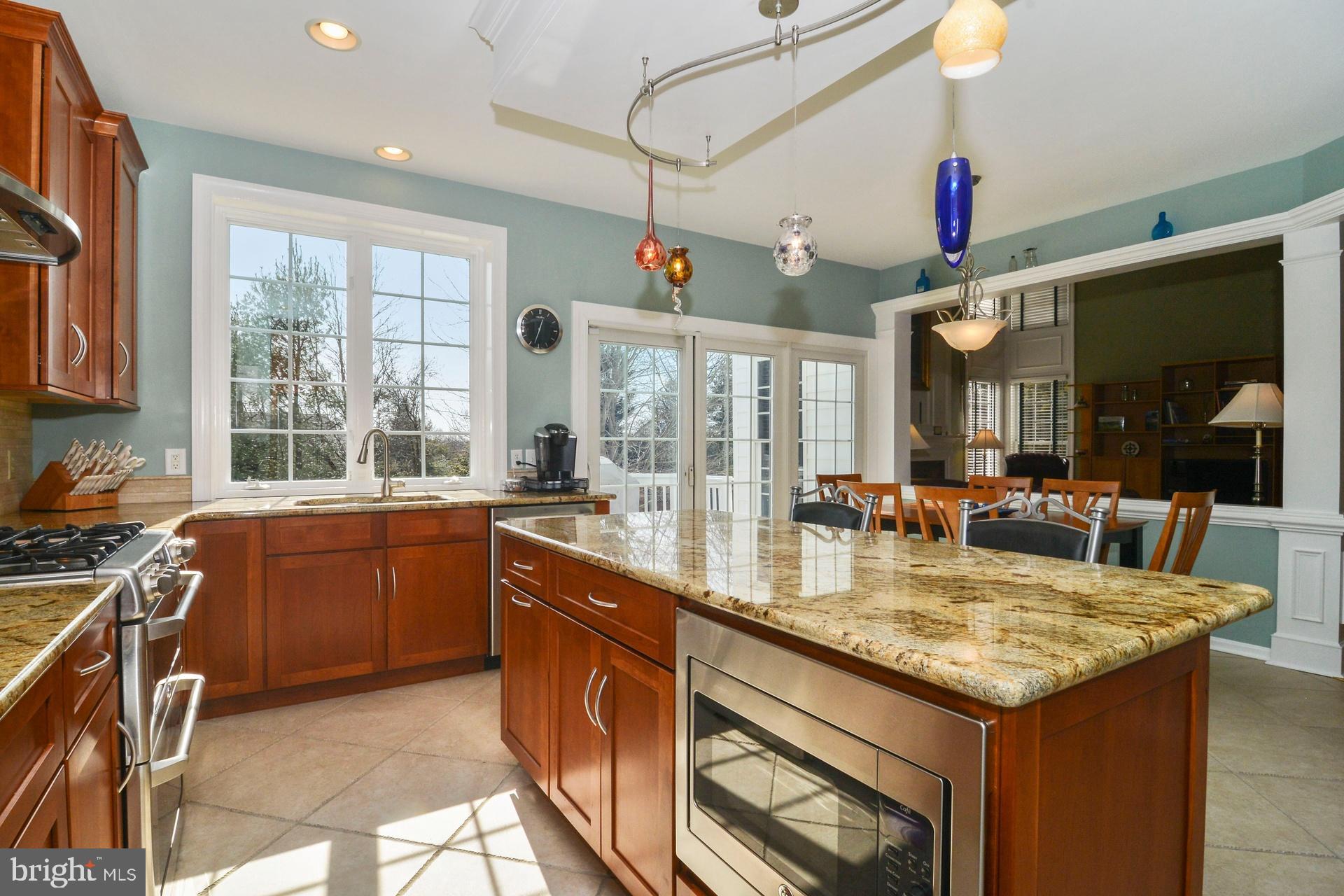 4 Hansel Road Newtown, PA 18940 - Photo 22 of 54 Kitchen Island and Microwave/Convection Oven
