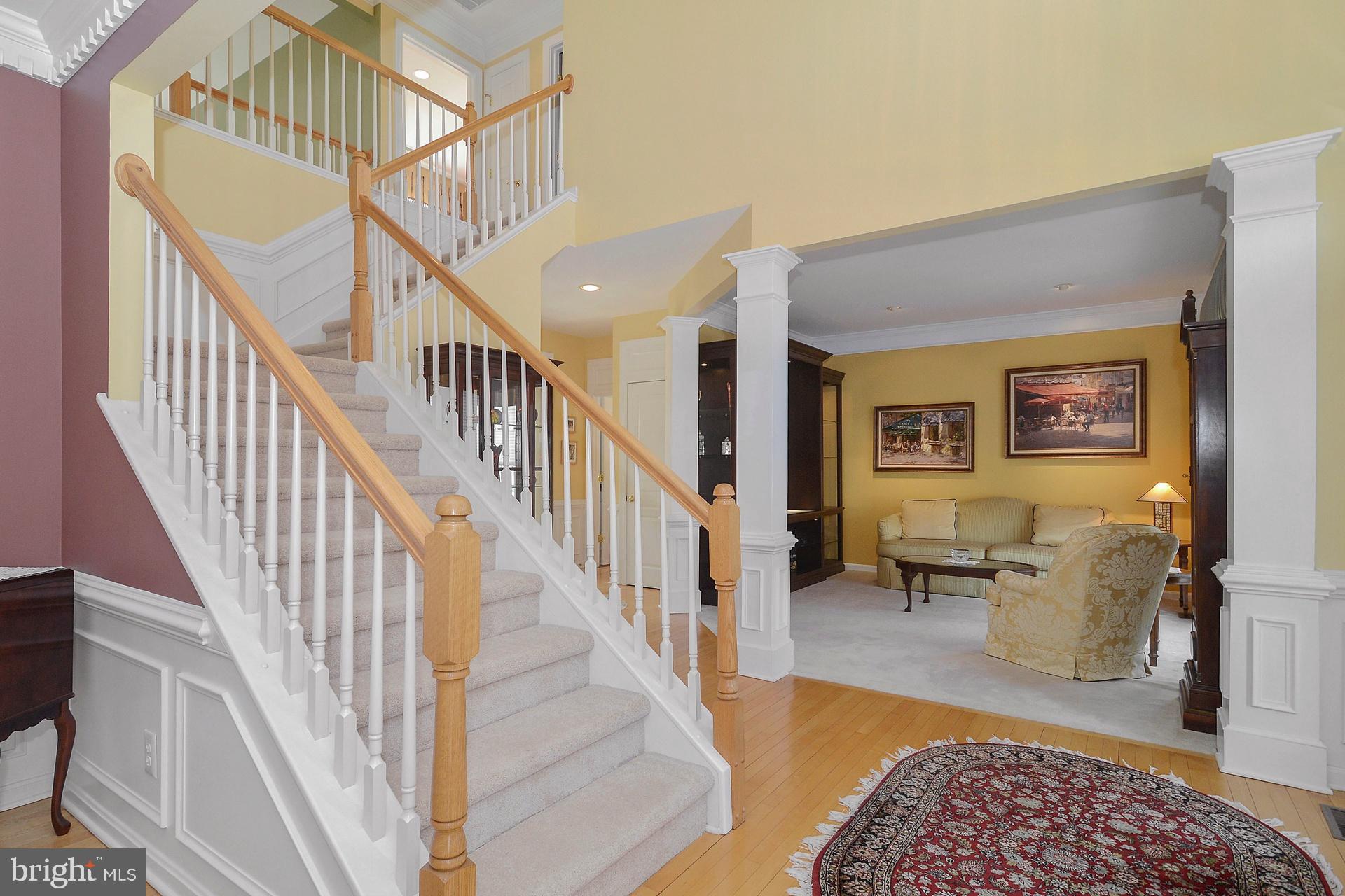 4 Hansel Road Newtown, PA 18940 - Photo 23 of 54 Stairwell Leading from Foyer - Living Room