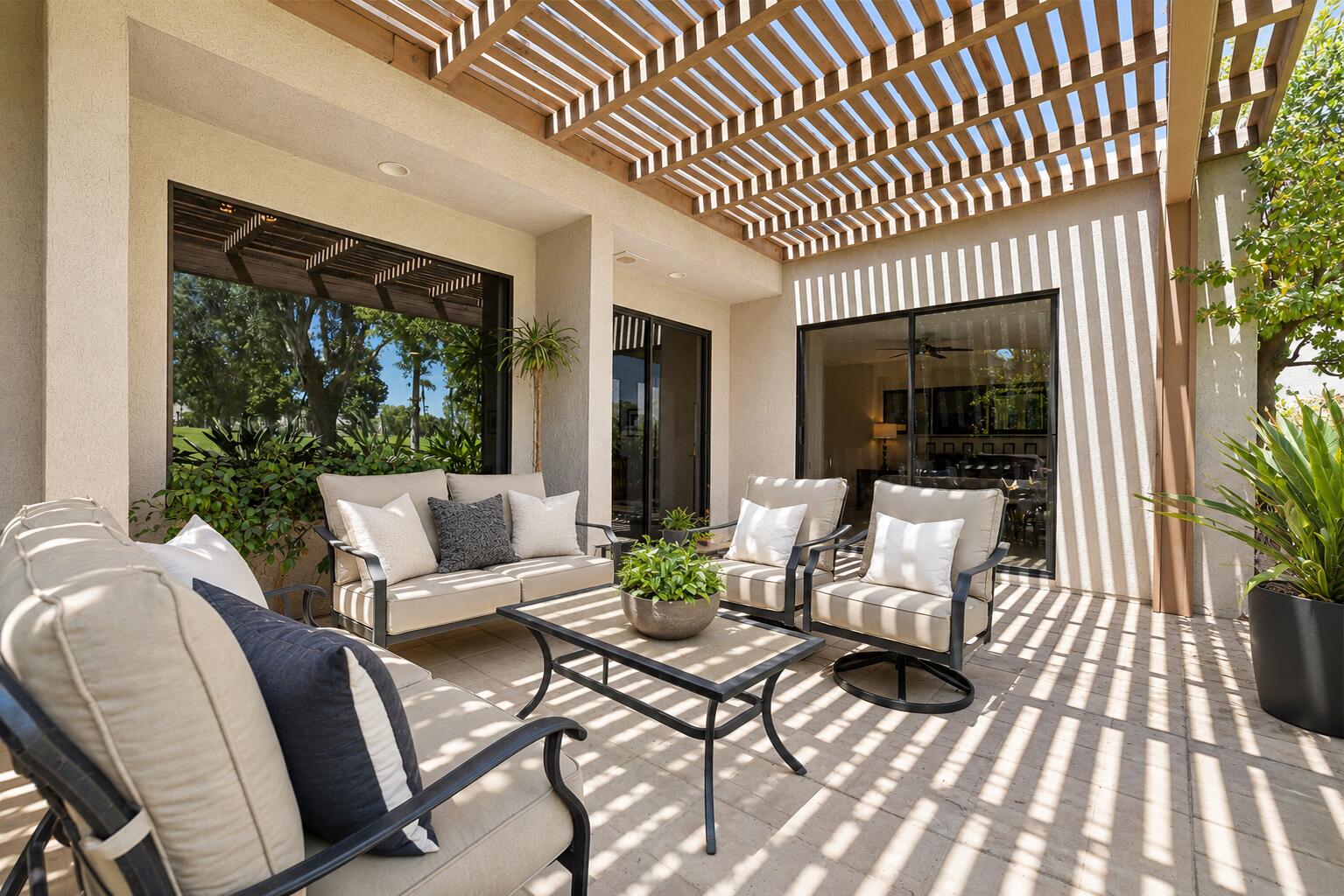 925 Inverness Drive Rancho Mirage, CA 92270 - Photo 3 of 70 Back patio, golf course