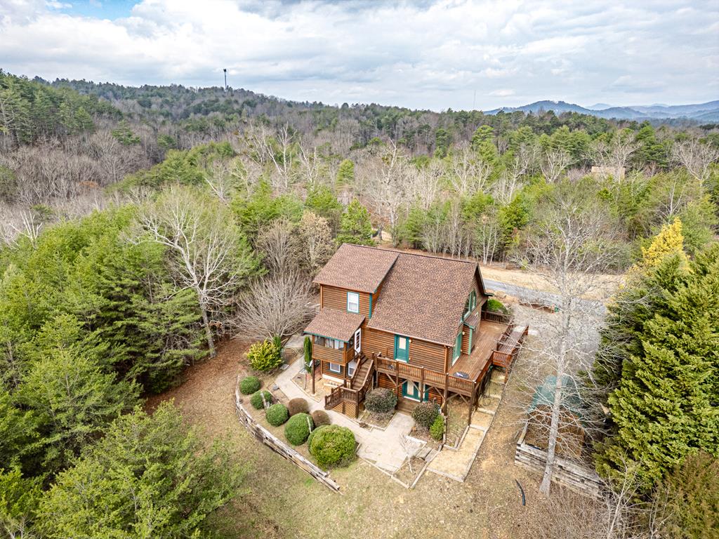 210 Pin Oak Ridge Murphy, NC 28906 - Photo 48 of 51 an aerial view of a house with a lake view