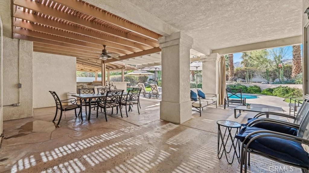71569 Sahara Road Rancho Mirage, CA 92270 - Photo 31 of 51 Backyard patio view 1