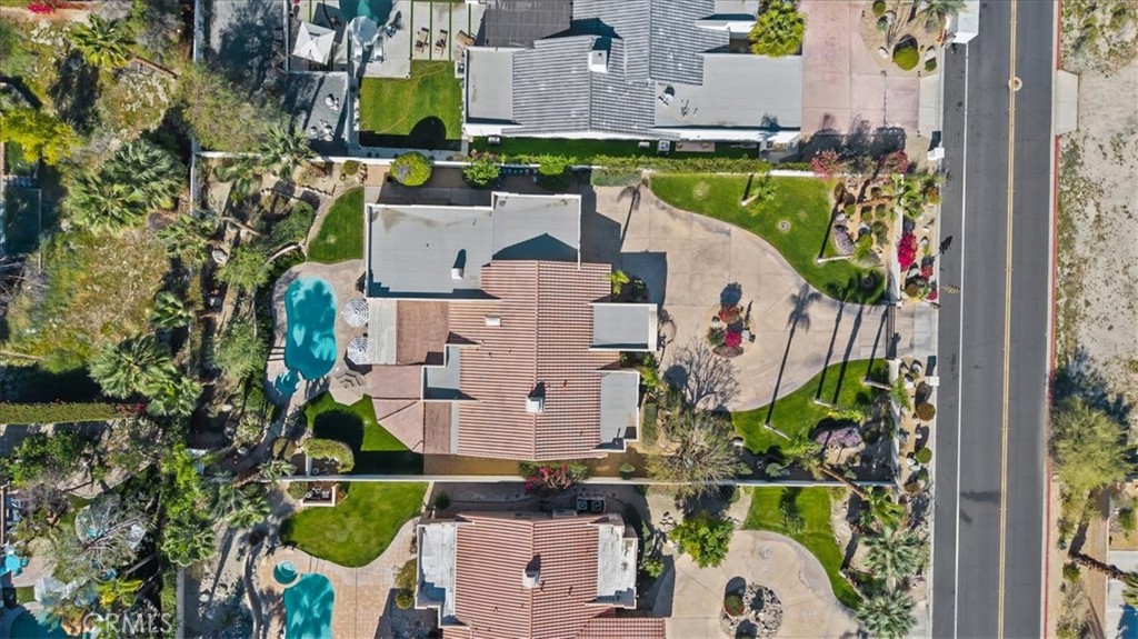 71569 Sahara Road Rancho Mirage, CA 92270 - Photo 47 of 51 Drone shot Arial Overhead 3