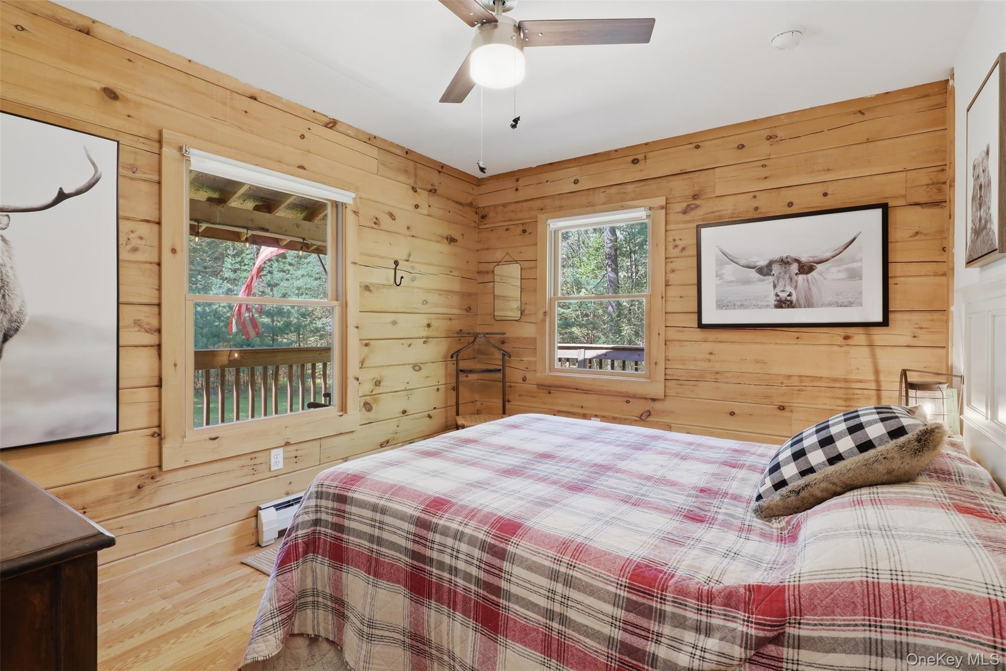 301 Pucky Huddle Road Bethel, NY 12720 - Photo 22 of 39 The wildlife room, decorated with handsome animal prints, fitting the a cabin in the woods. This home gives all the right vibes.