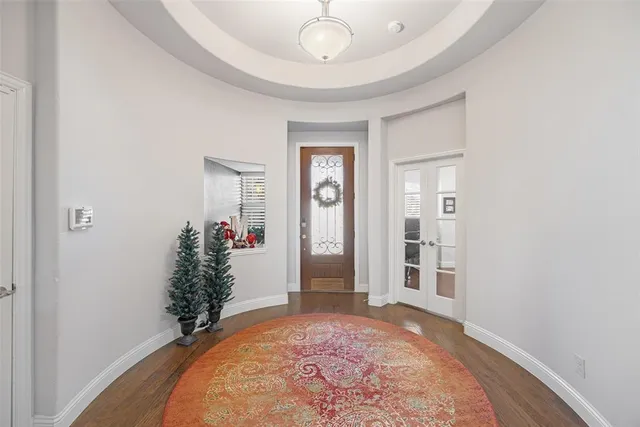 wooden floor in an empty room