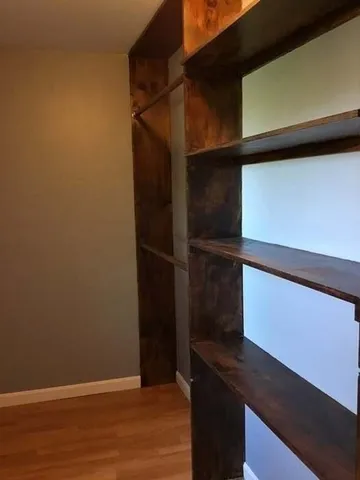 a view of a door of the house