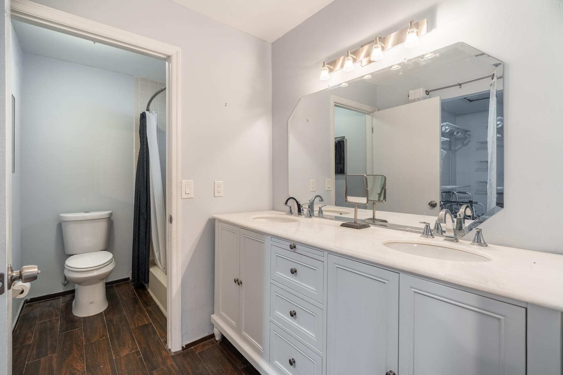 9142 Southwest 22nd Street, Unit F Boca Raton, FL 33428 - Photo 17 of 38 Primary Bathroom, Dual Sinks