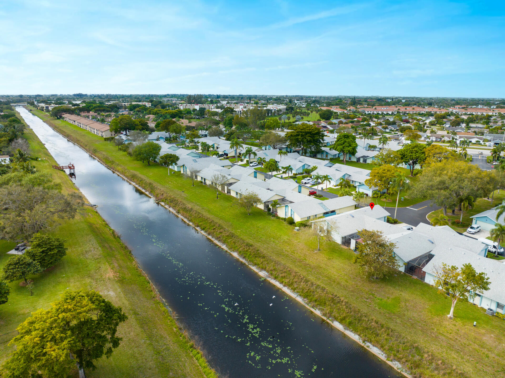 9142 Southwest 22nd Street, Unit F Boca Raton, FL 33428 - Photo 30 of 38 Aerial Rear