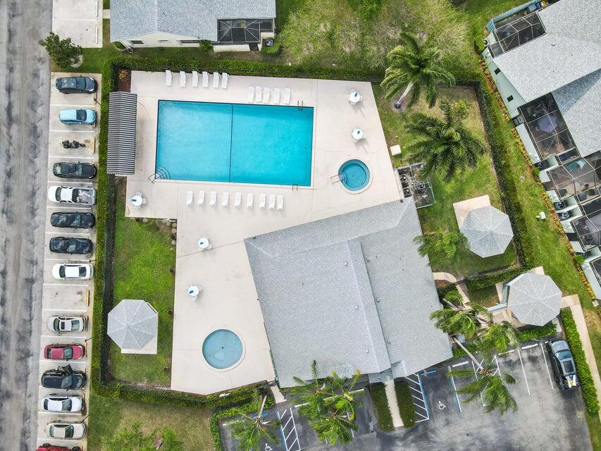 9142 Southwest 22nd Street, Unit F Boca Raton, FL 33428 - Photo 36 of 38 Community Clubhouse Aerial