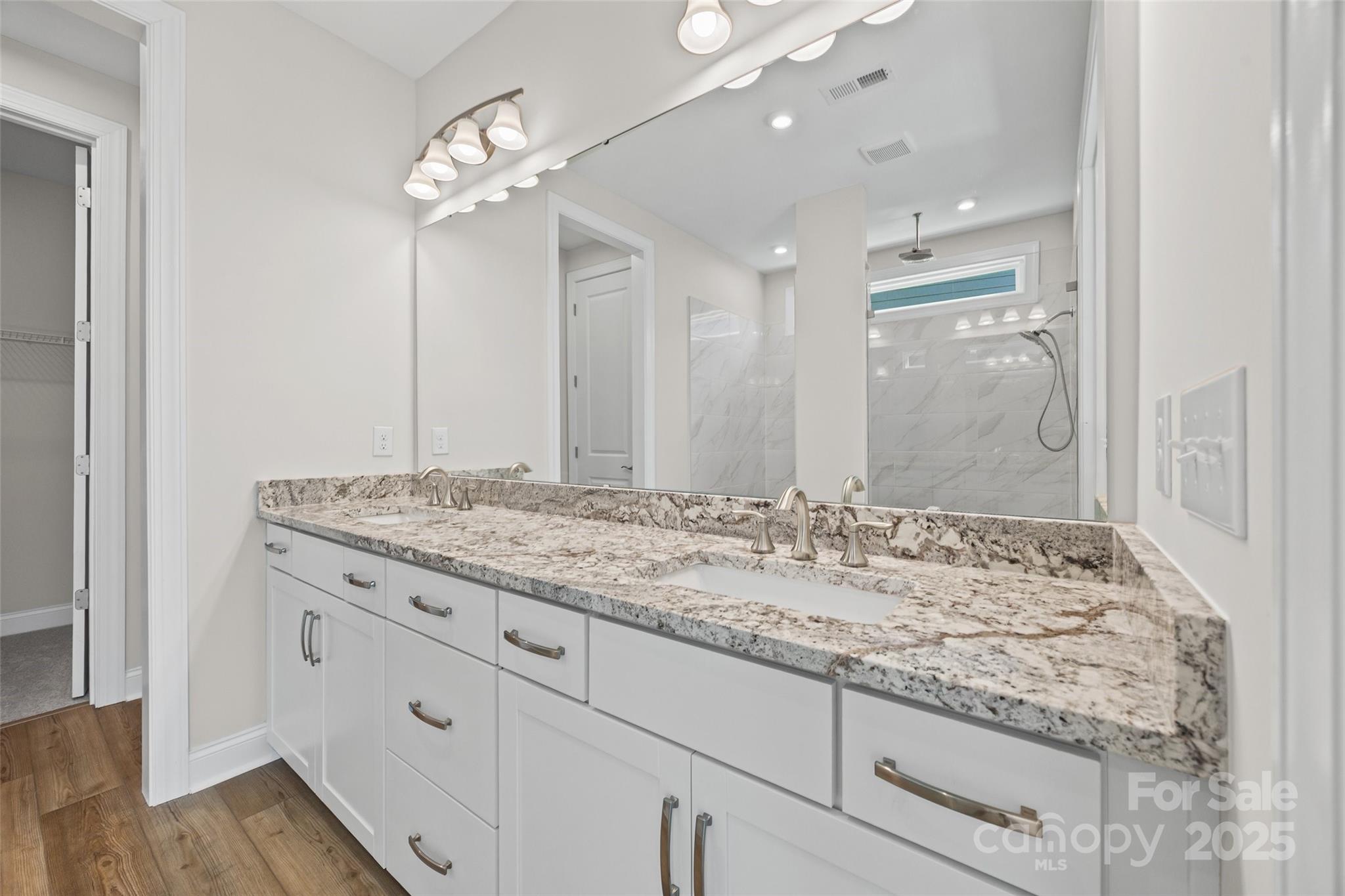 5075 Valita Road York, SC 29745 - Photo 28 of 48 a bathroom with a granite countertop sink and a mirror