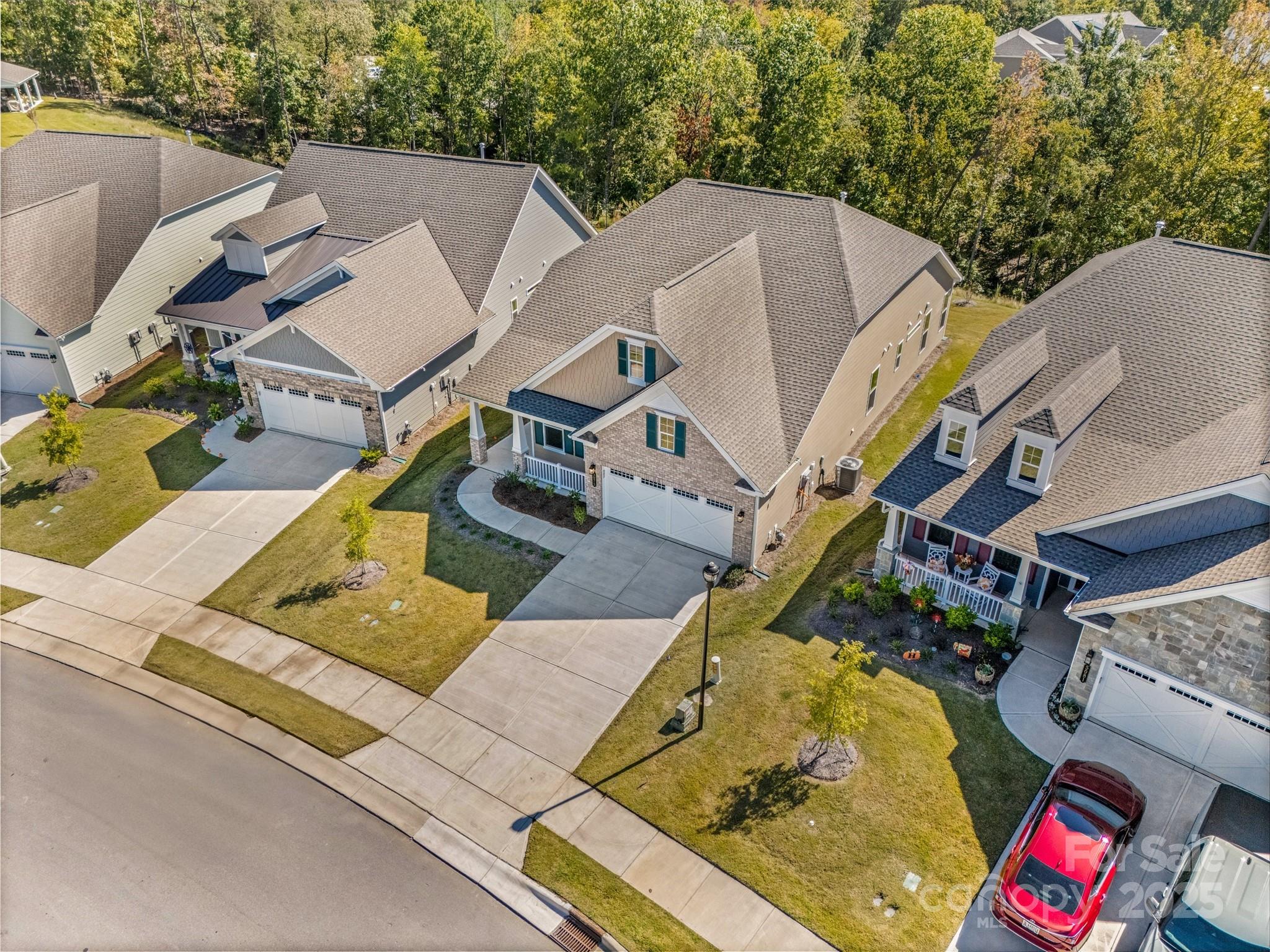 5075 Valita Road York, SC 29745 - Photo 38 of 48 an aerial view of a house with swimming pool and porch