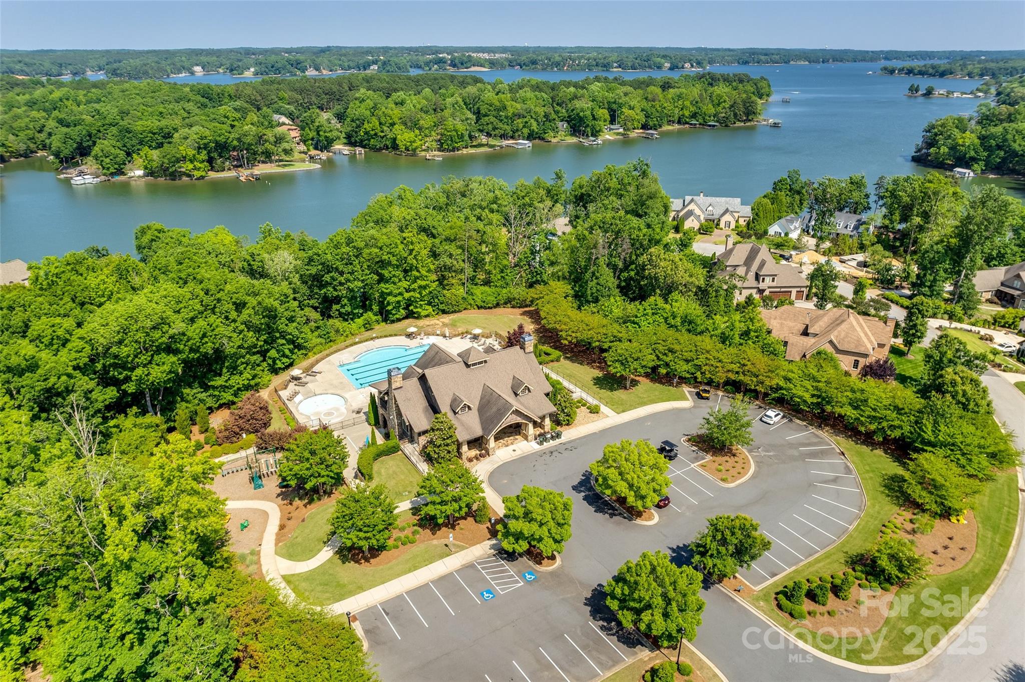 5075 Valita Road York, SC 29745 - Photo 42 of 48 an aerial view of a house with a lake view