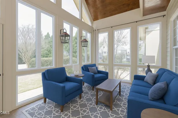 a view of a water pond with outdoor space