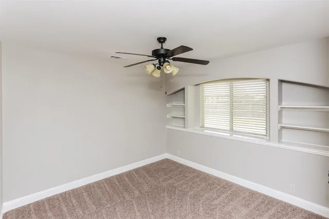 a window in an empty room