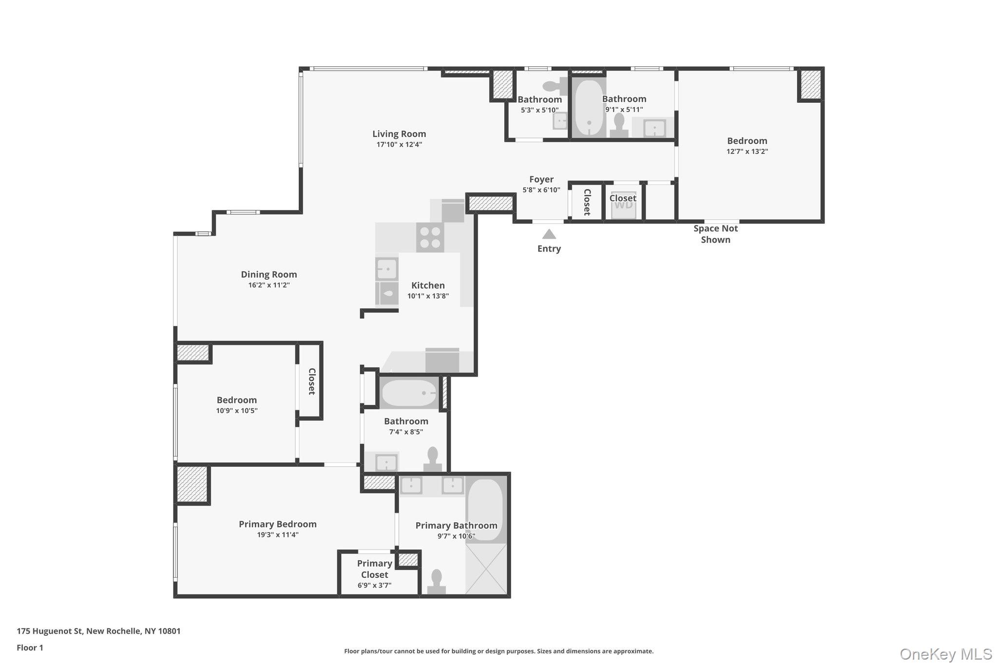 175 Huguenot Street, Unit PH302 New Rochelle, NY 10801 - Photo 17 of 25 a picture of a floor plan