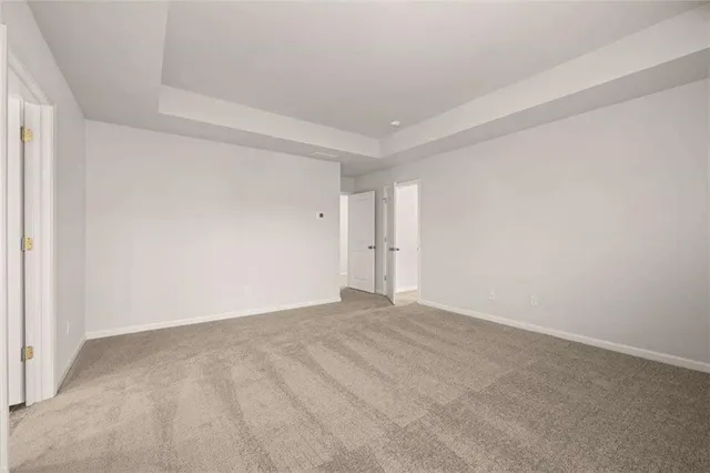 a view of an empty room