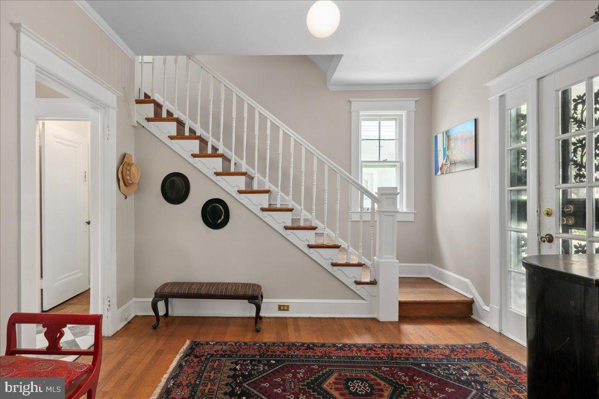6721 Piney Branch Road Northwest Washington, DC 20012 - Photo 15 of 78 a view of entryway and hall with wooden floor