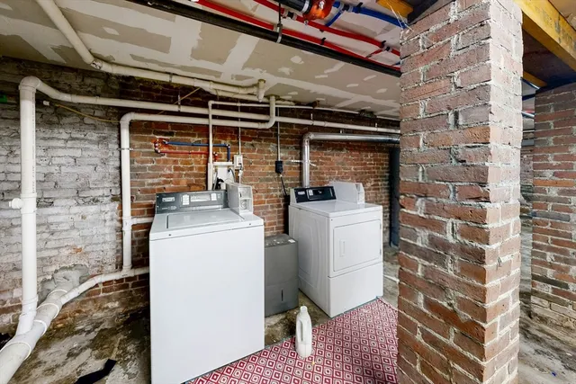 a view of storage and utility room