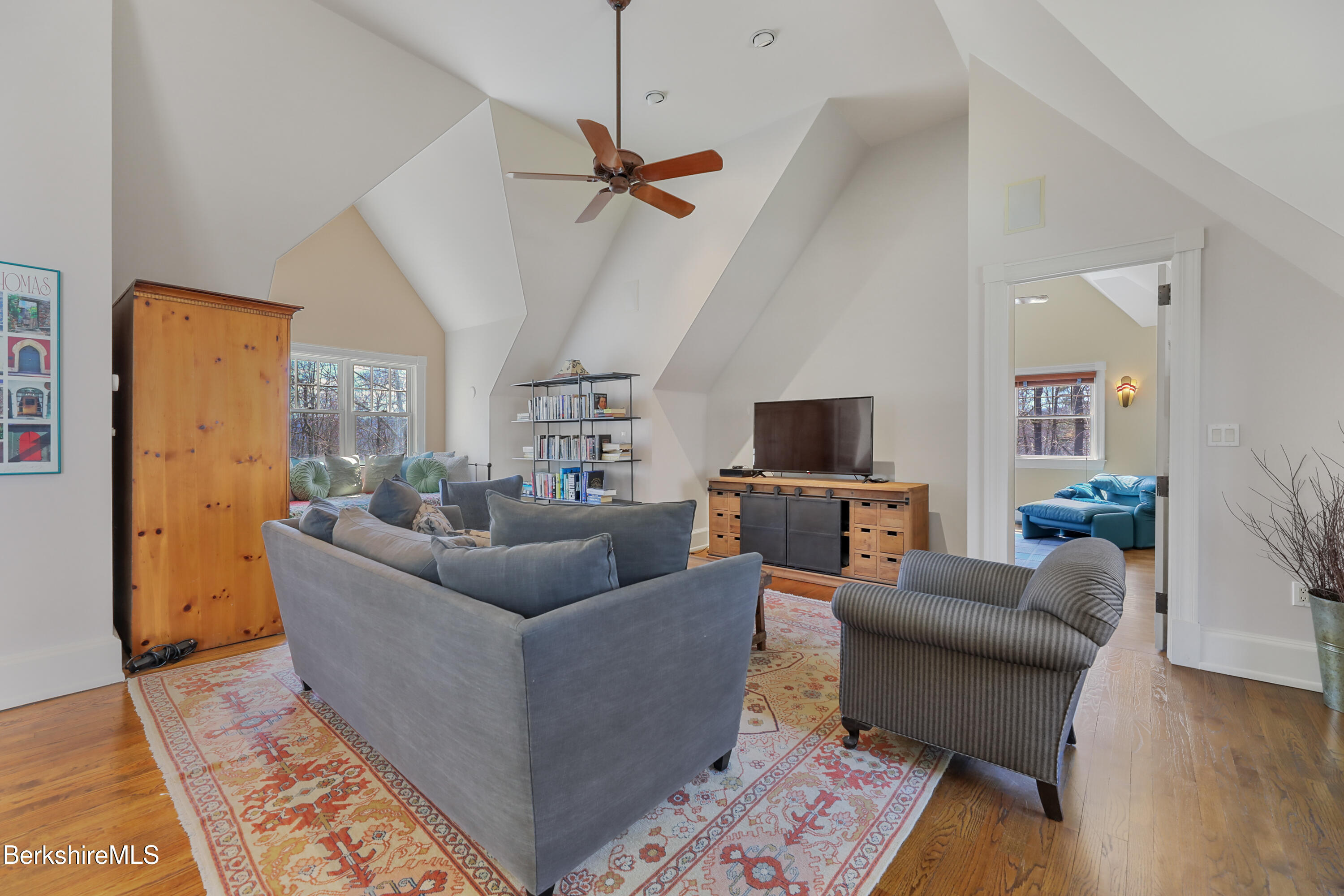 36 Millard Road Egremont, MA 01230 - Photo 83 of 93 a living room with furniture and a flat screen tv