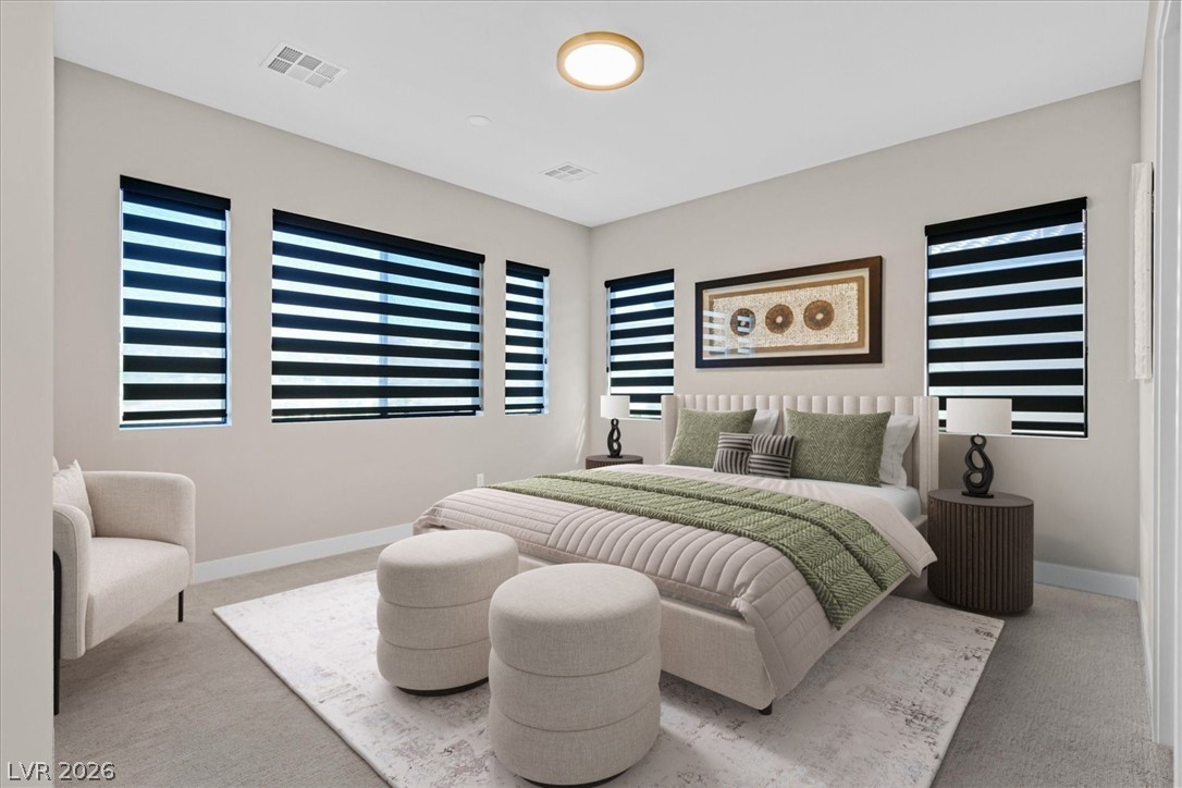 53 Garibaldi Way Henderson, NV 89011 - Photo 50 of 80 Bedroom with carpet floors virtually staged