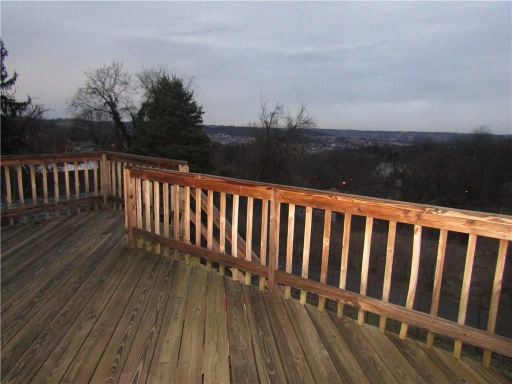 3116 Middletown Road Pittsburgh, PA 15204 - Photo 7 of 24 A view from the Deck that overlooks the Ohio River Valley to the North Hills.