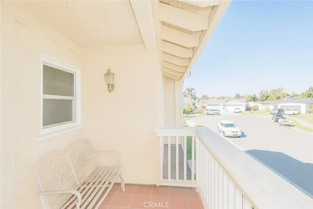 a view of a kitchen from a hallway