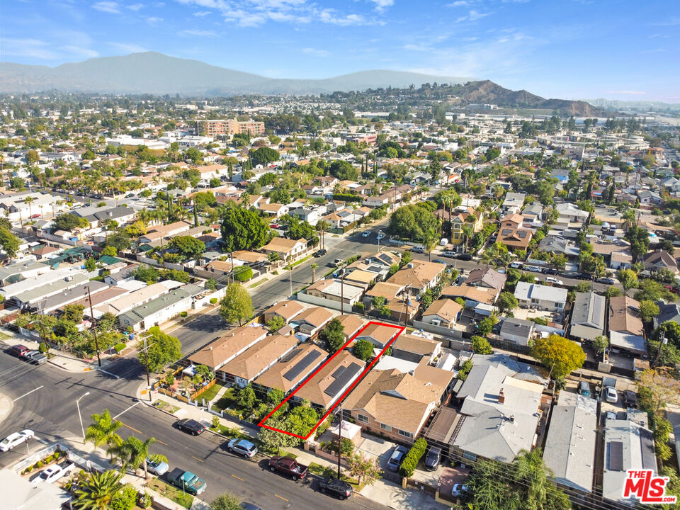 13258 Filmore Street Pacoima, CA 91331 - Photo 30 of 30 an aerial view of residential houses with outdoor space