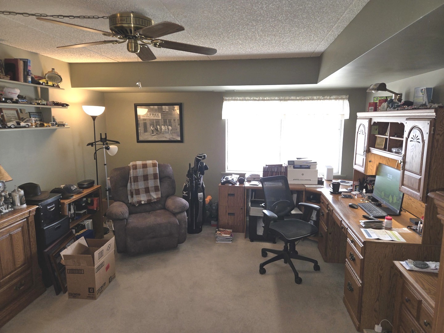 1133 North 7th Street, Unit 802 Rochelle, IL 61068 - Photo 6 of 12 a view of a livingroom with workspace and a window