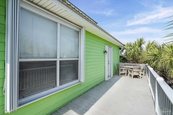 a view of a bathroom with a glass door