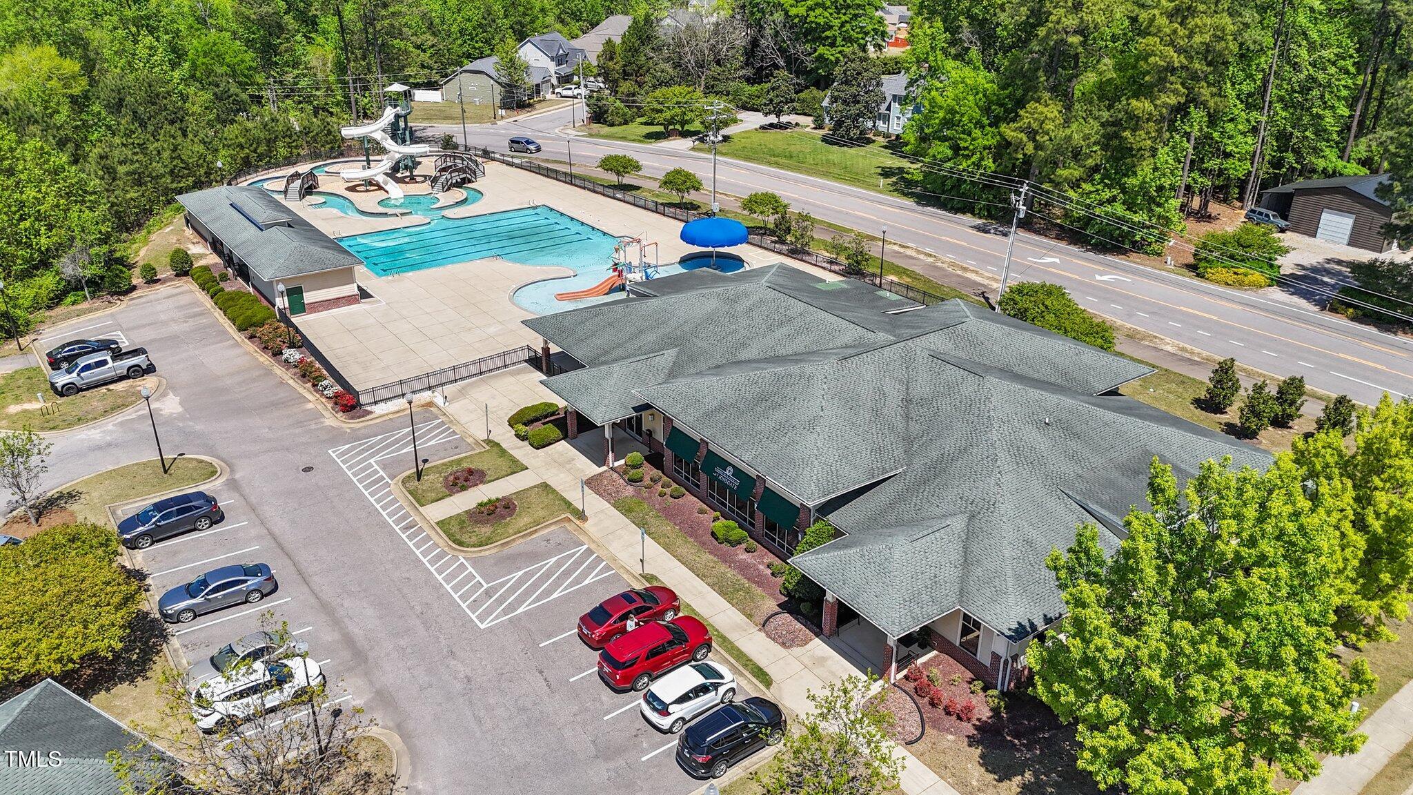 166 Yellow Jacket Ridge Clayton, NC 27520 - Photo 34 of 39 an aerial view of residential house with outdoor space