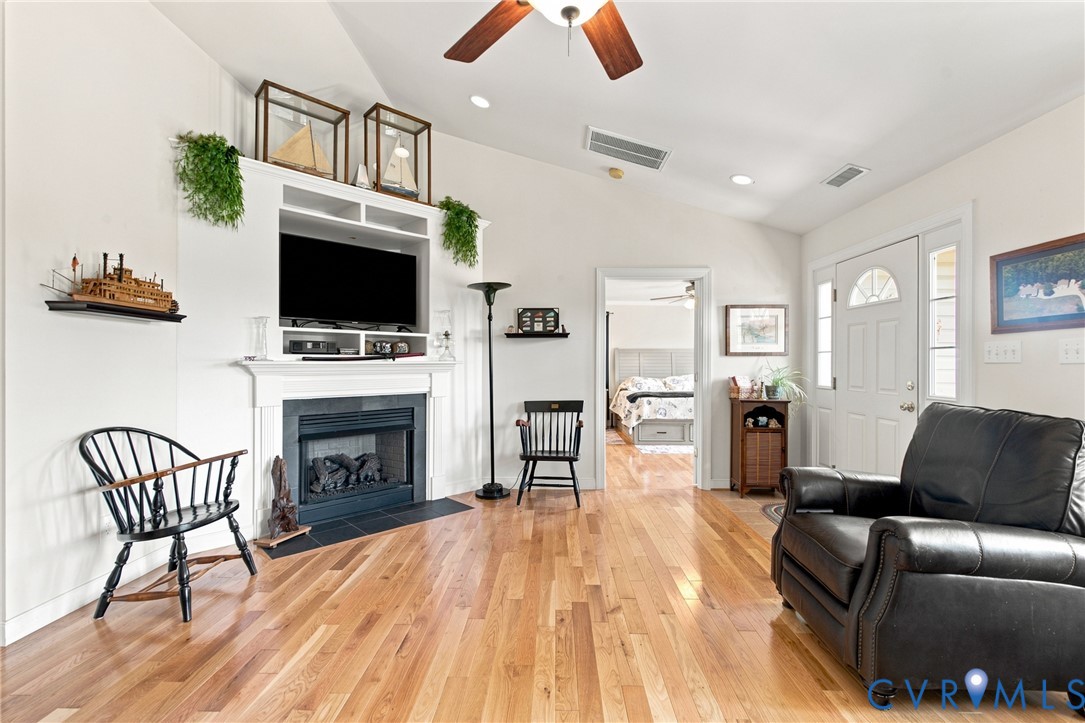 197 Goshen Road Cumberland, VA 23040 - Photo 60 of 70 Living area featuring wood-finish flooring, a whit