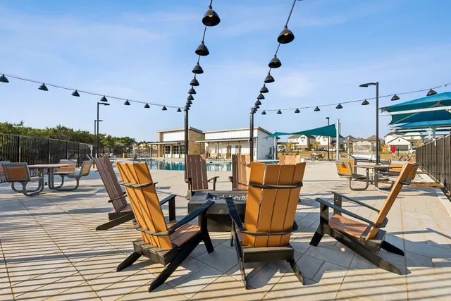 a view of a park with swings on the wall