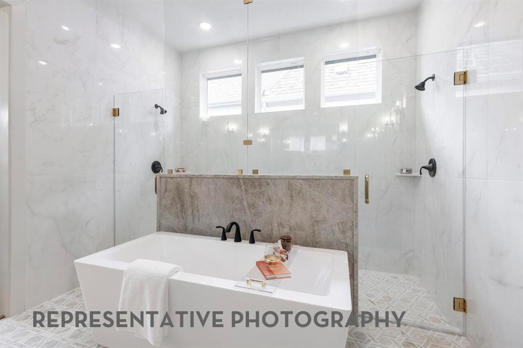 3808 Meander Way Prosper, TX 75078 - Photo 21 of 40 a bathroom with a shower