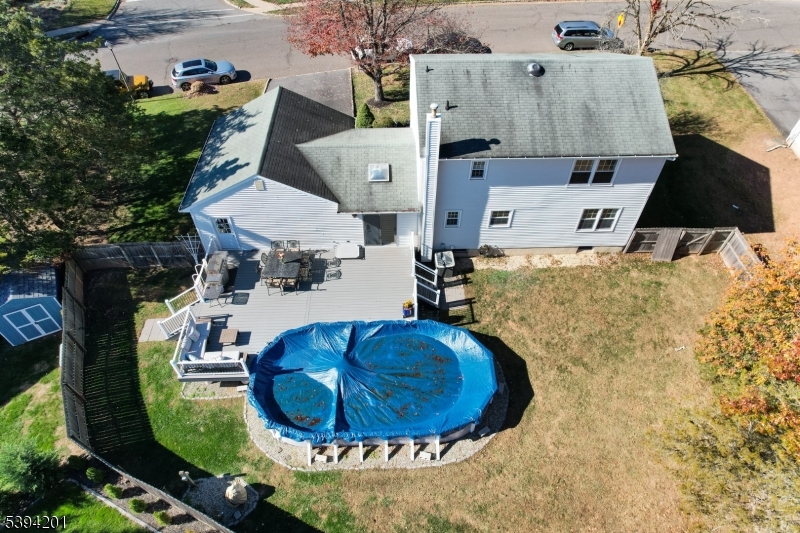 4 Marshall Road Hillsborough, NJ 08844 - Photo 31 of 38 an aerial view of a house with a swimming pool