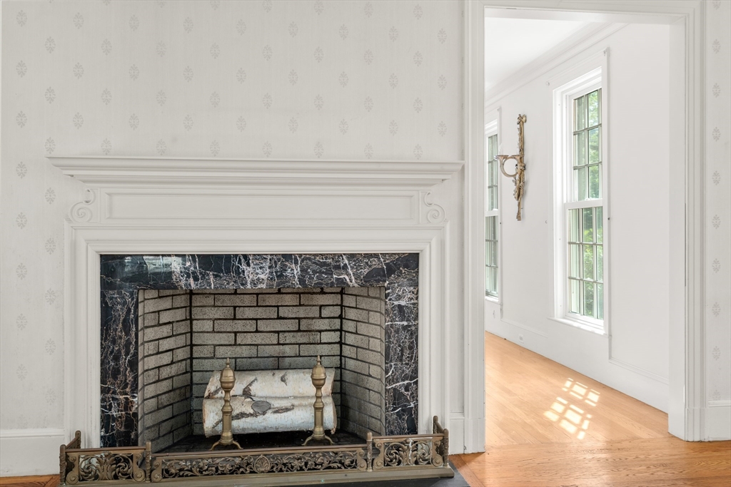 2 Kenilworth Road Wellesley, MA 02482 - Photo 12 of 41 a closeup of a fireplace