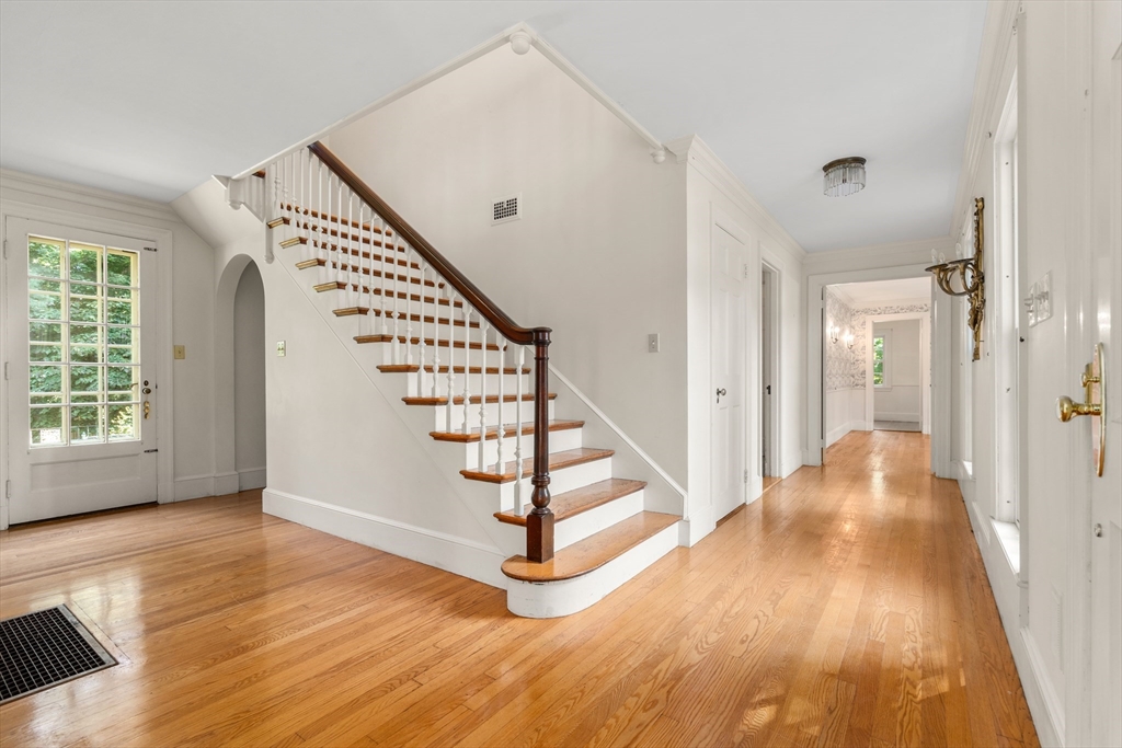 2 Kenilworth Road Wellesley, MA 02482 - Photo 5 of 41 a view of entryway with wooden floor
